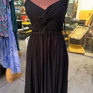 Calvin Klein Collection Elegant Black Backless Dress